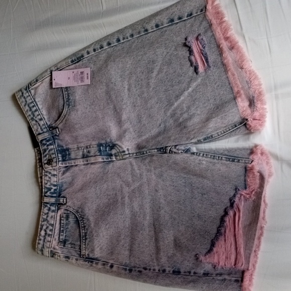 wild fable Pants - Wild Fable high rise bermuda shorts acid pink NWT